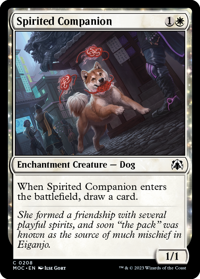 Spirited Companion [March of the Machine Commander] | Card Citadel