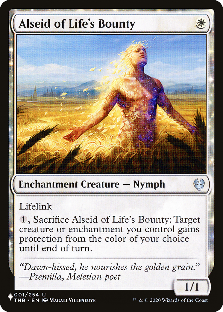 Alseid of Life's Bounty [The List Reprints] | Card Citadel