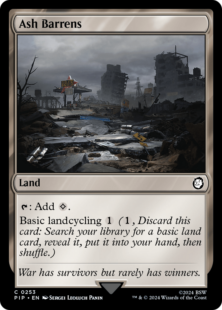 Ash Barrens [Fallout] | Card Citadel