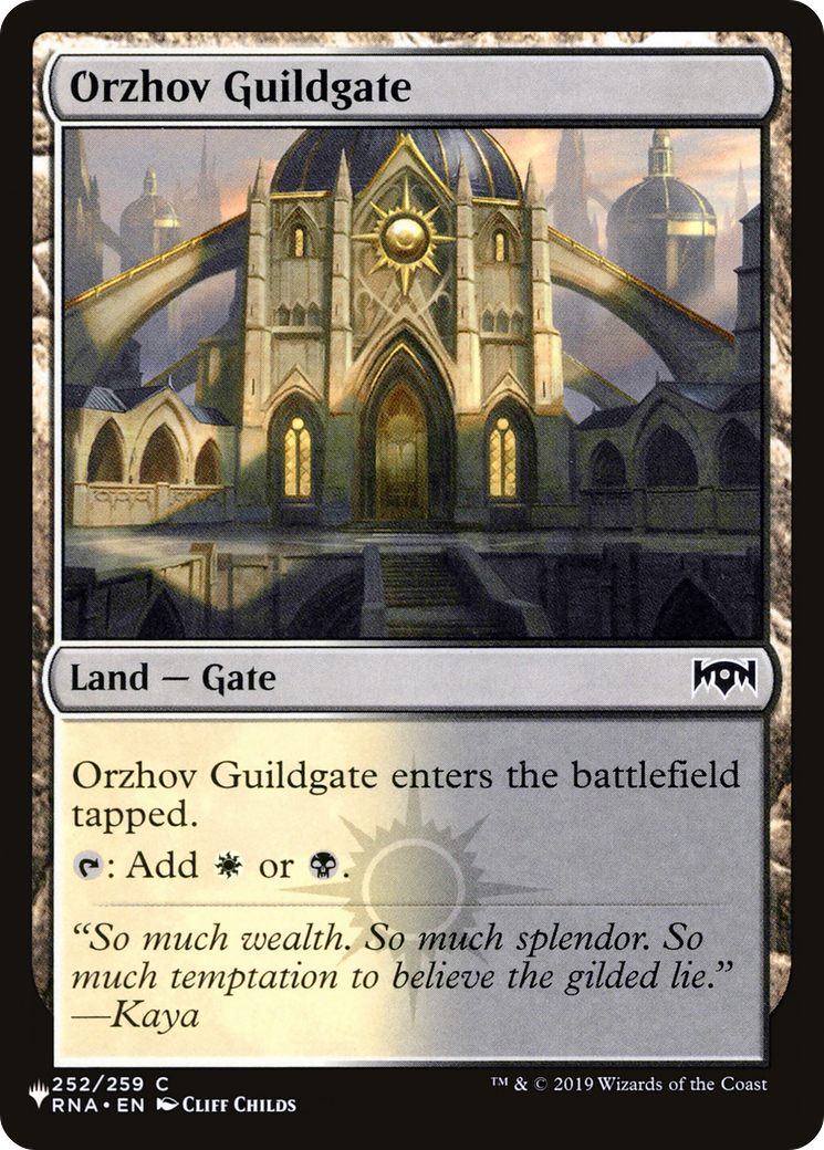 Orzhov Guildgate [The List] | Card Citadel