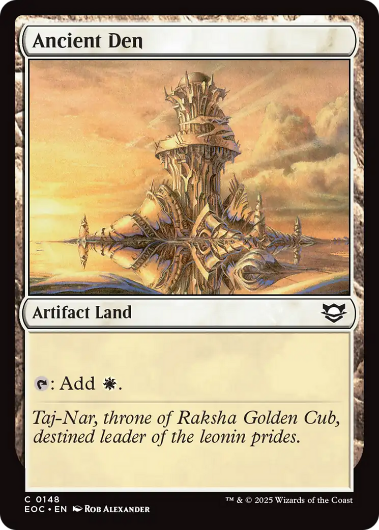 Ancient Den [Edge of Eternities Commander] | Card Citadel