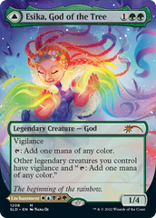 Esika, God of the Tree // The Prismatic Bridge (Display Commander) (Borderless) [Secret Lair: From Cute to Brute] | Card Citadel