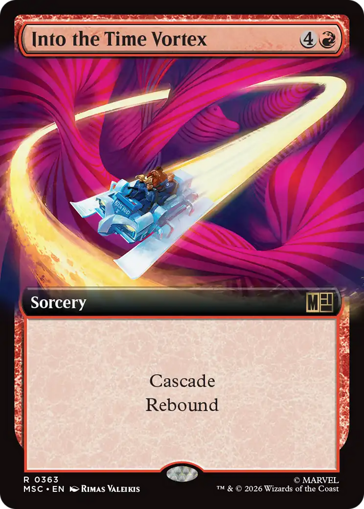 Into the Time Vortex (Extended Art) [Marvel Super Heroes Commander] | Card Citadel