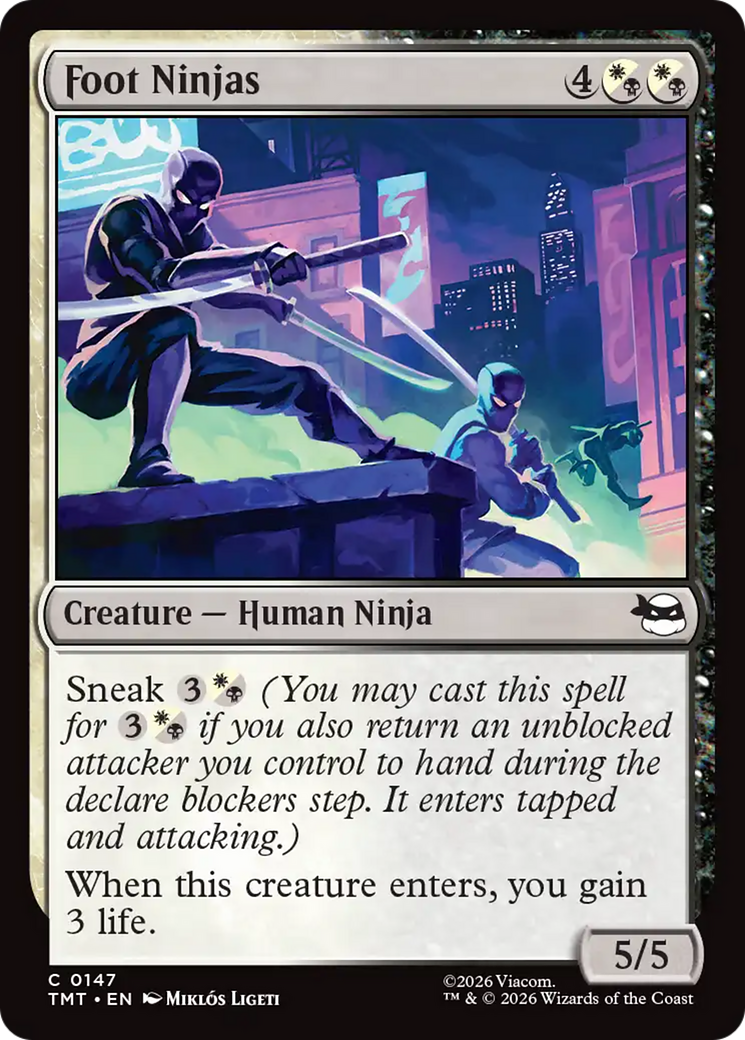 Foot Ninjas [Teenage Mutant Ninja Turtles] | Card Citadel