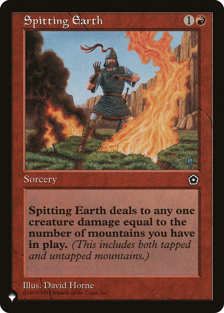 Spitting Earth [The List Reprints] | Card Citadel