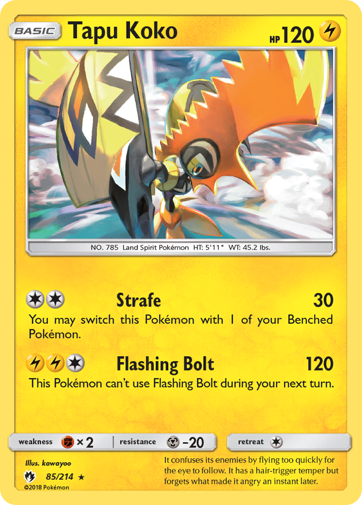 Tapu Koko (85/214) [Sun & Moon: Lost Thunder] | Card Citadel