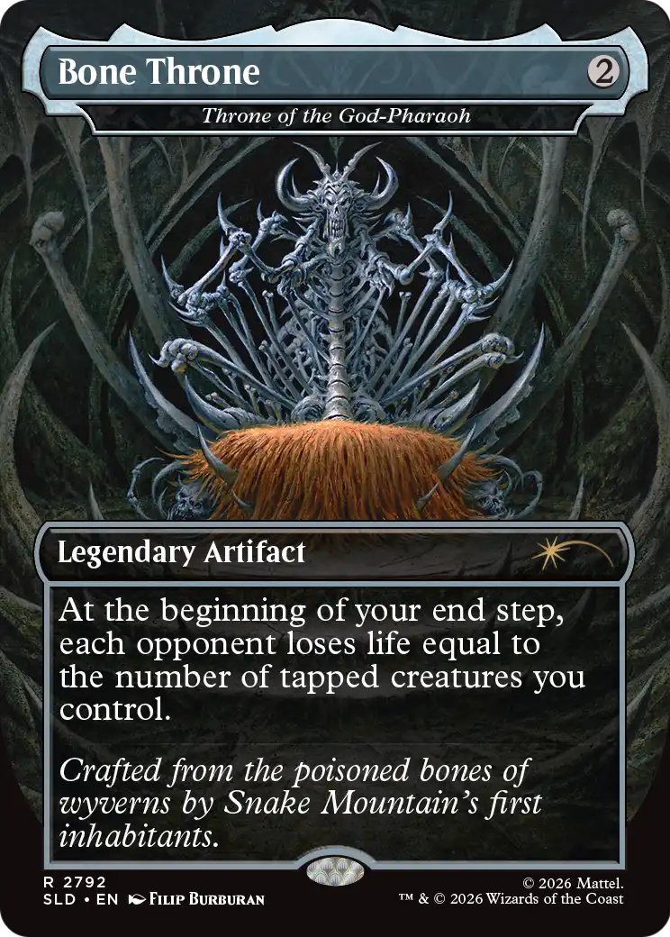 Bone Throne - Throne of the God-Pharaoh [Secret Lair Drop Series] | Card Citadel