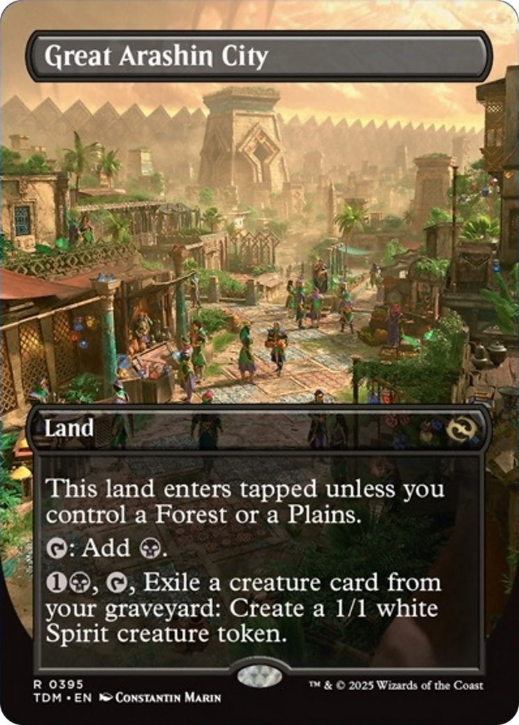 Great Arashin City (Borderless) [Tarkir: Dragonstorm] | Card Citadel