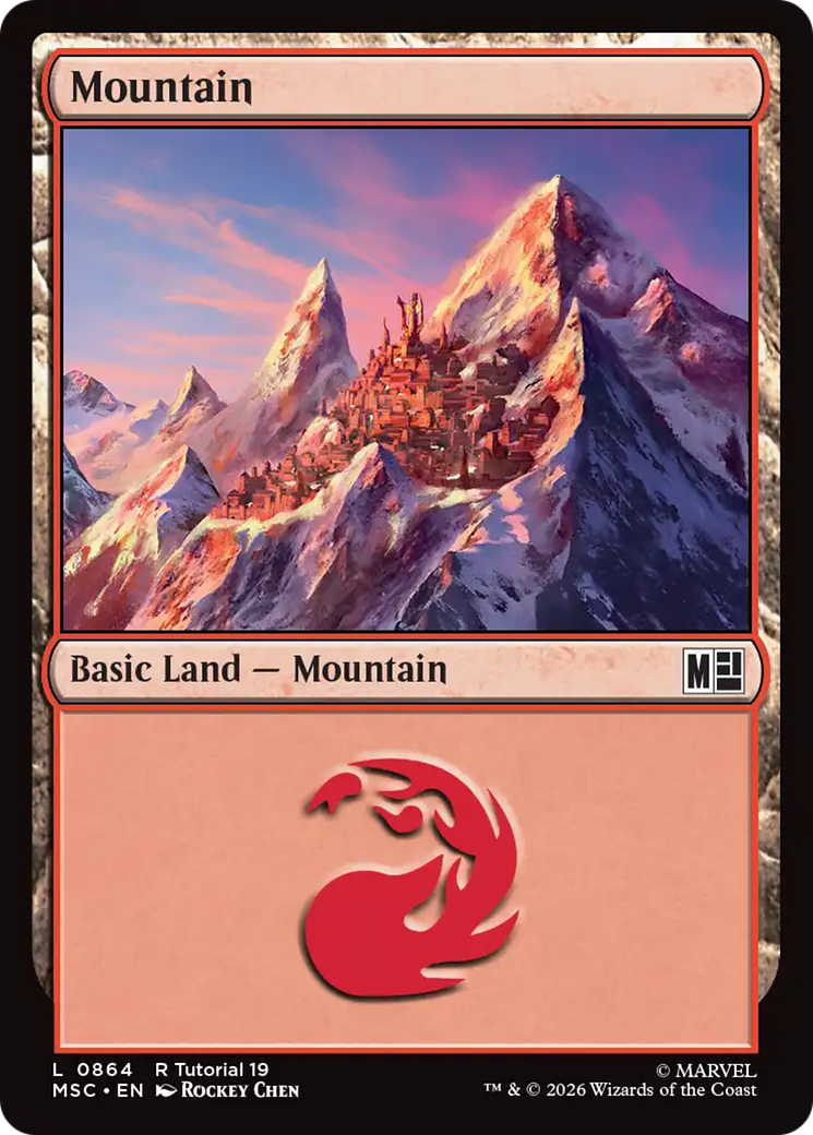Mountain (0864) [Marvel Super Heroes Commander] | Card Citadel