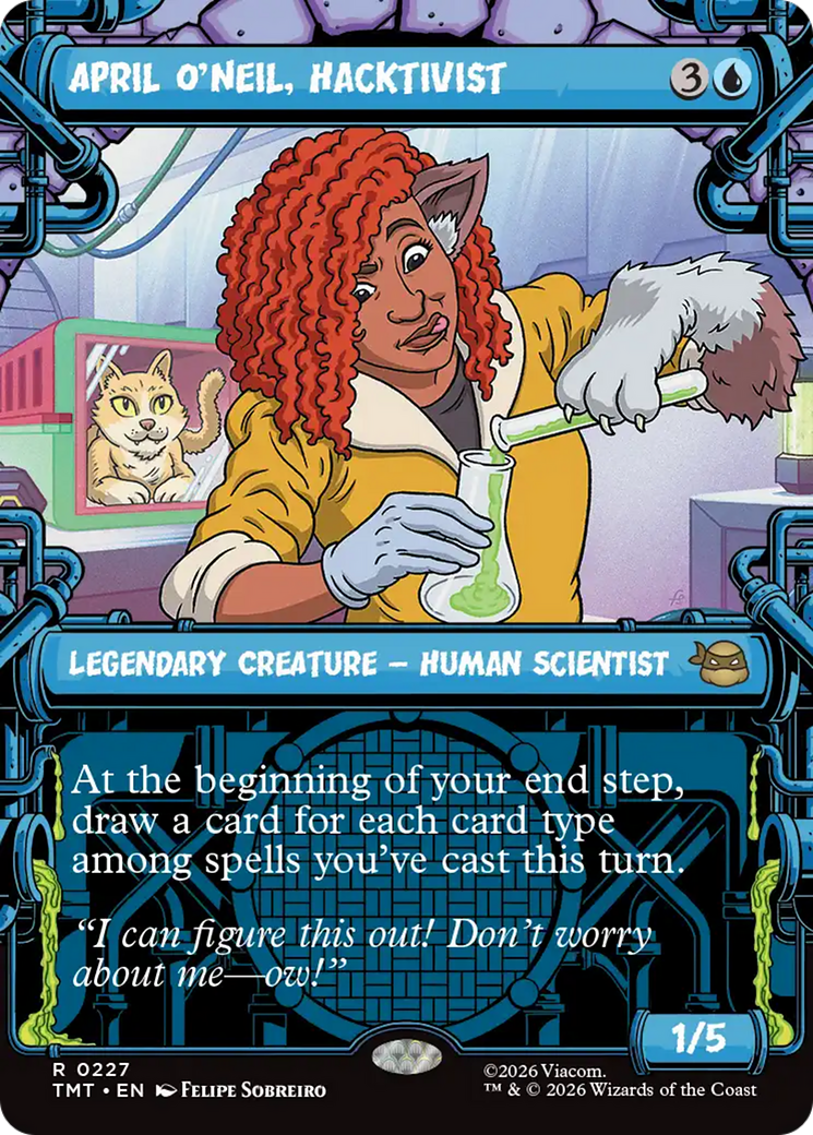 April O'Neil, Hacktivist (0227) (Showcase) [Teenage Mutant Ninja Turtles] | Card Citadel