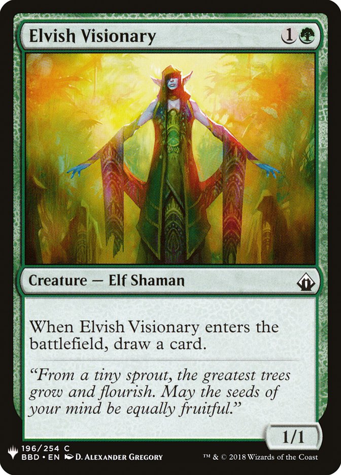 Elvish Visionary [Mystery Booster] | Card Citadel