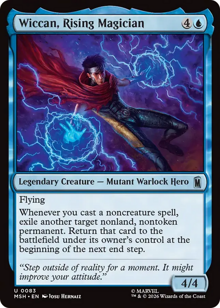 Wiccan, Rising Magician [Marvel Super Heroes] | Card Citadel