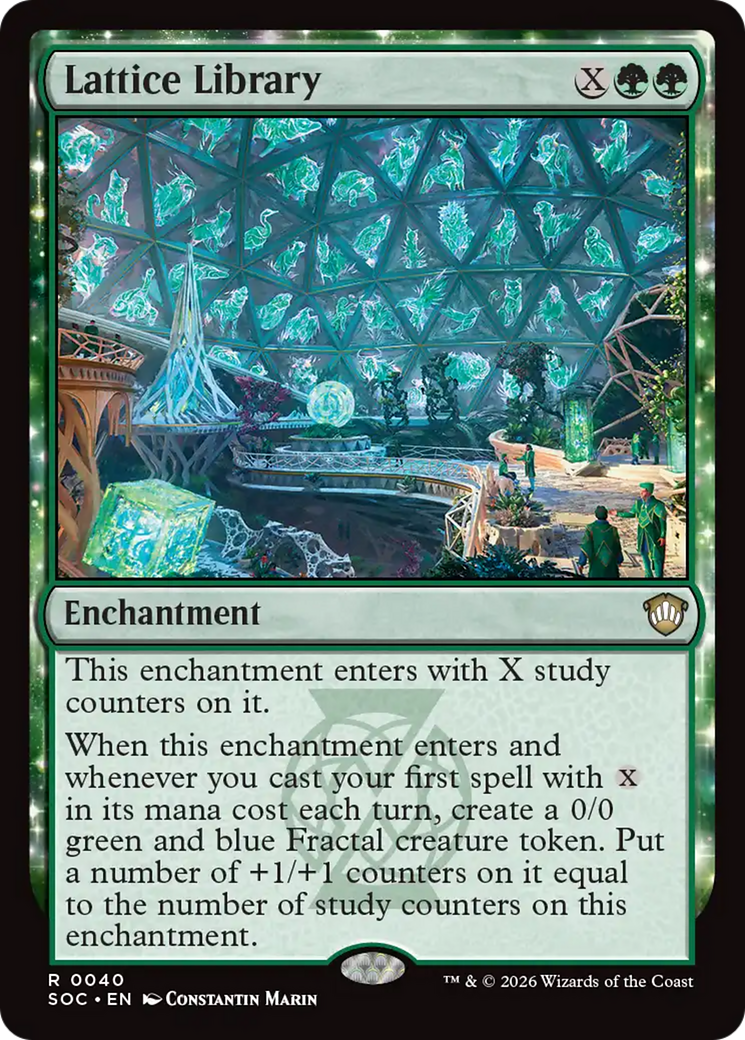 Lattice Library [Secrets of Strixhaven Commander] | Card Citadel