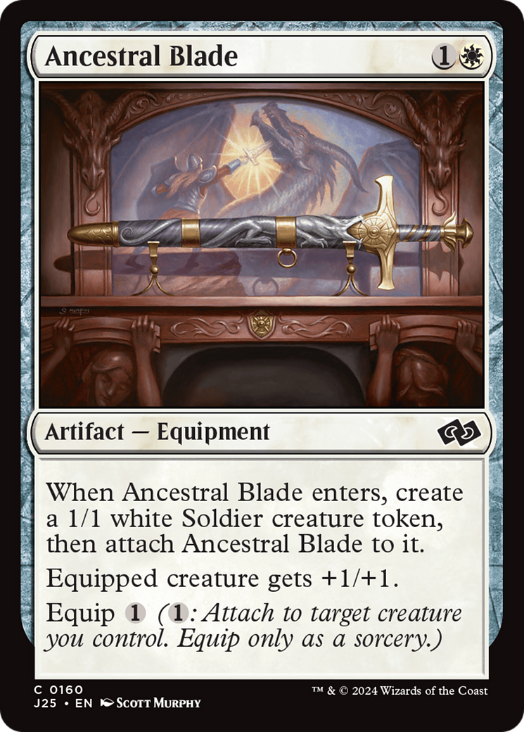 Ancestral Blade [Foundations Jumpstart] | Card Citadel