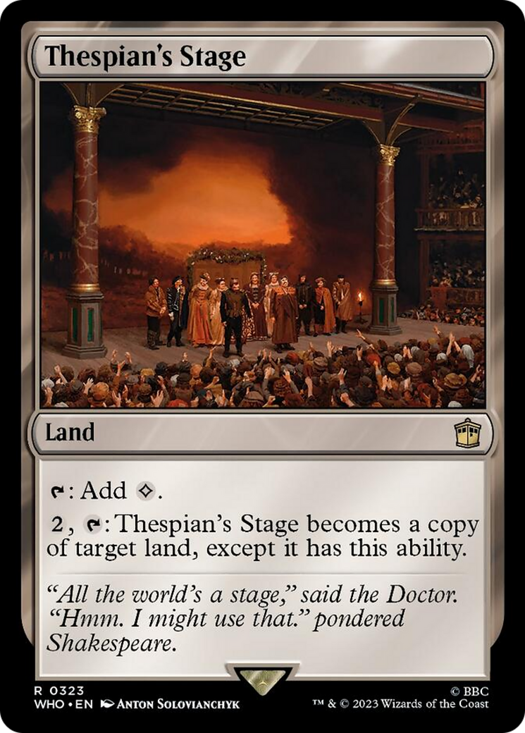 Thespian's Stage [Doctor Who] | Card Citadel