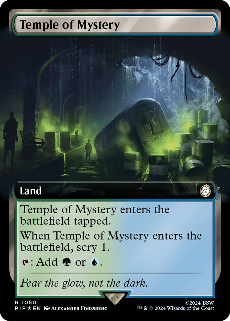 Temple of Mystery (Extended Art) (Surge Foil) [Fallout] | Card Citadel