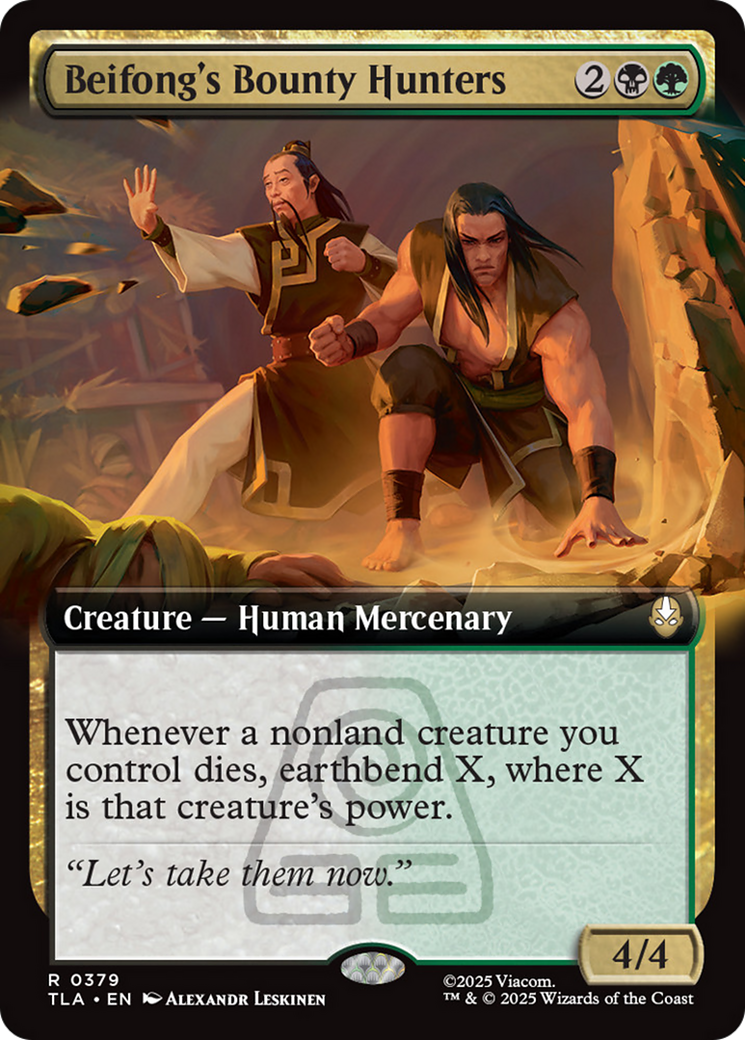 Beifong's Bounty Hunters (Extended Art) [Avatar: The Last Airbender] | Card Citadel