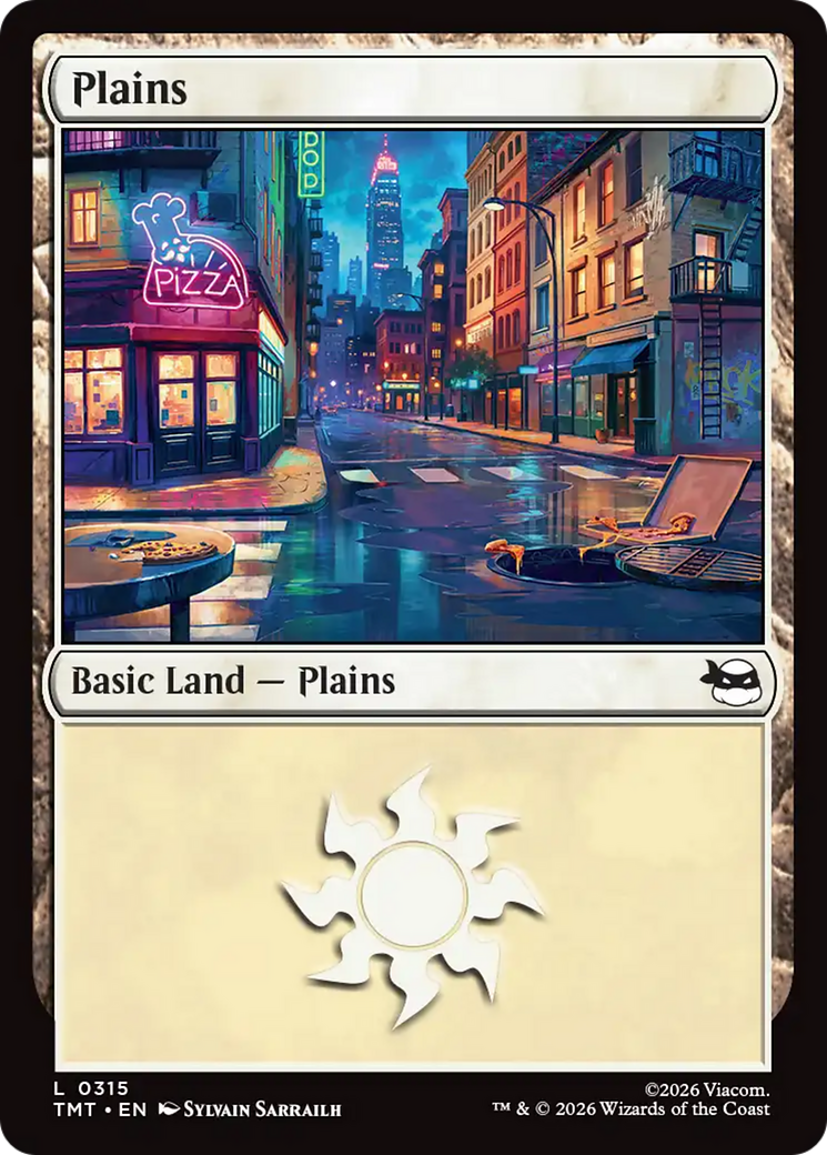 Plains (0315) [Teenage Mutant Ninja Turtles] | Card Citadel