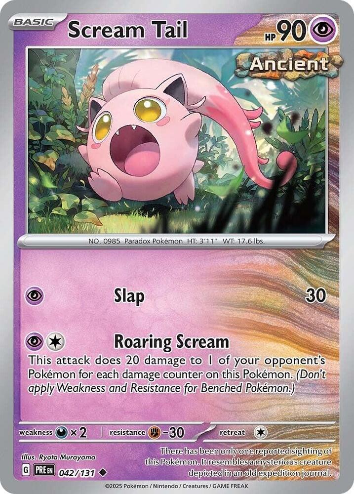 Scream Tail (042/131) [Scarlet & Violet: Prismatic Evolutions] | Card Citadel