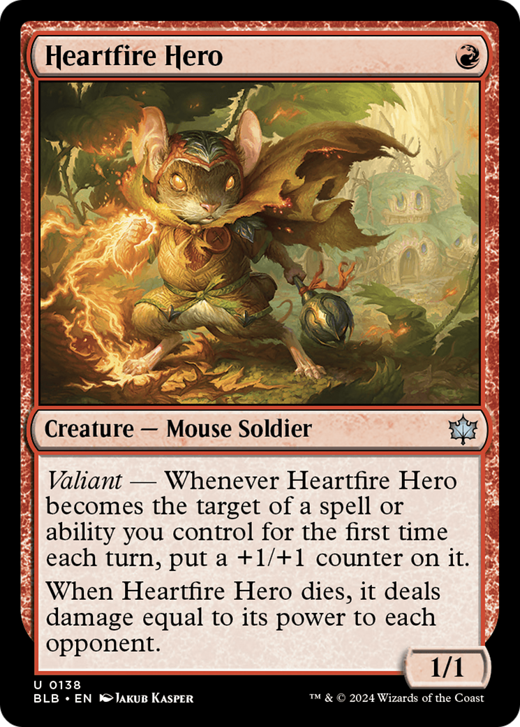 Heartfire Hero [Bloomburrow] | Card Citadel