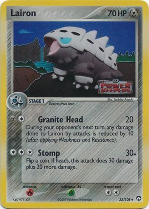 Lairon (32/108) (Stamped) [EX: Power Keepers] | Card Citadel