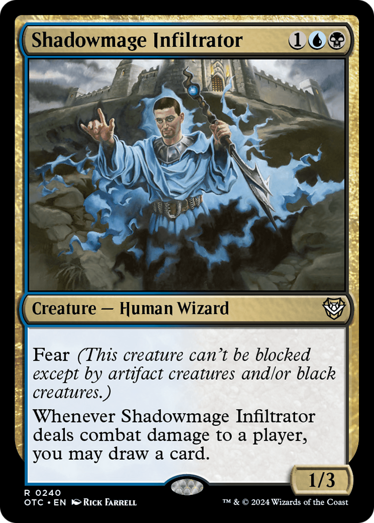 Shadowmage Infiltrator [Outlaws of Thunder Junction Commander] | Card Citadel