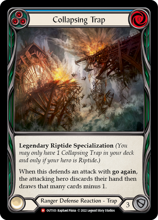 Collapsing Trap [OUT103] (Outsiders)  Rainbow Foil | Card Citadel