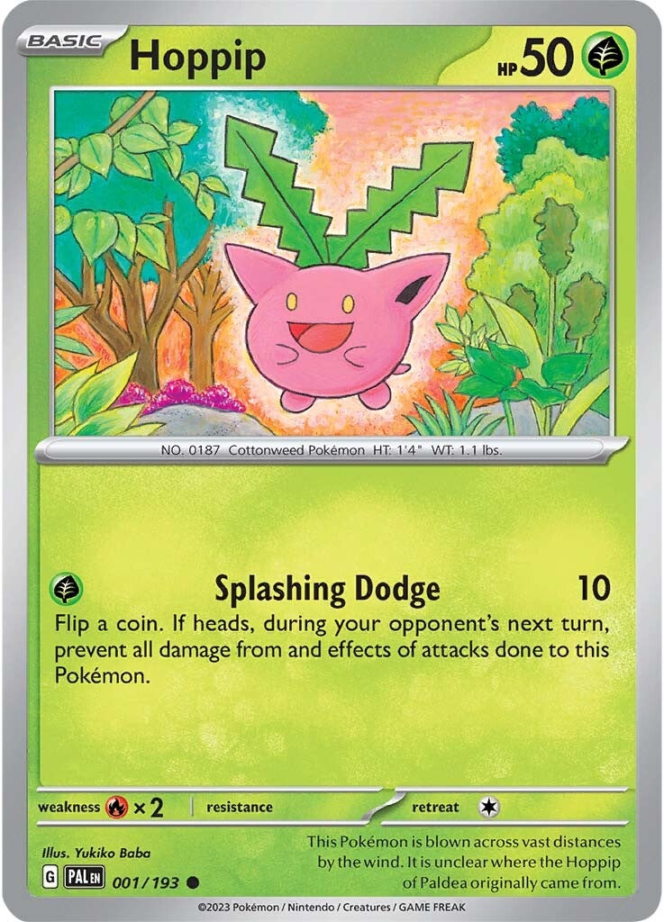 Hoppip (001/193) [Scarlet & Violet: Paldea Evolved] | Card Citadel