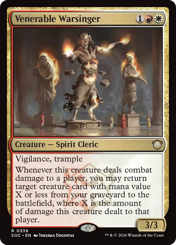 Venerable Warsinger [Secrets of Strixhaven Commander] | Card Citadel