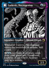 Ludevic, Necrogenius // Olag, Ludevic's Hubris (Showcase Eternal Night) [Innistrad: Midnight Hunt] | Card Citadel