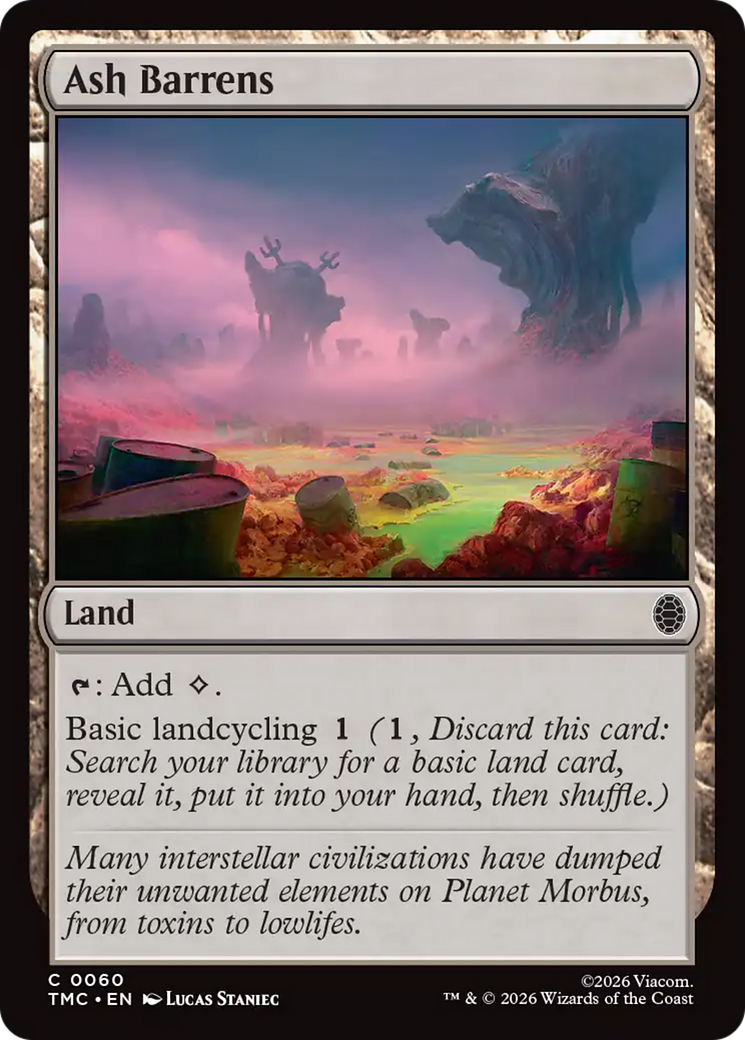 Ash Barrens [Teenage Mutant Ninja Turtles Commander] | Card Citadel