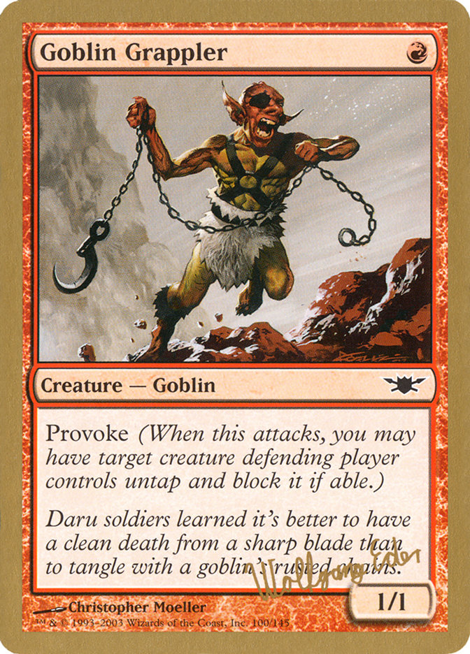 Goblin Grappler (Wolfgang Eder) [World Championship Decks 2003] | Card Citadel