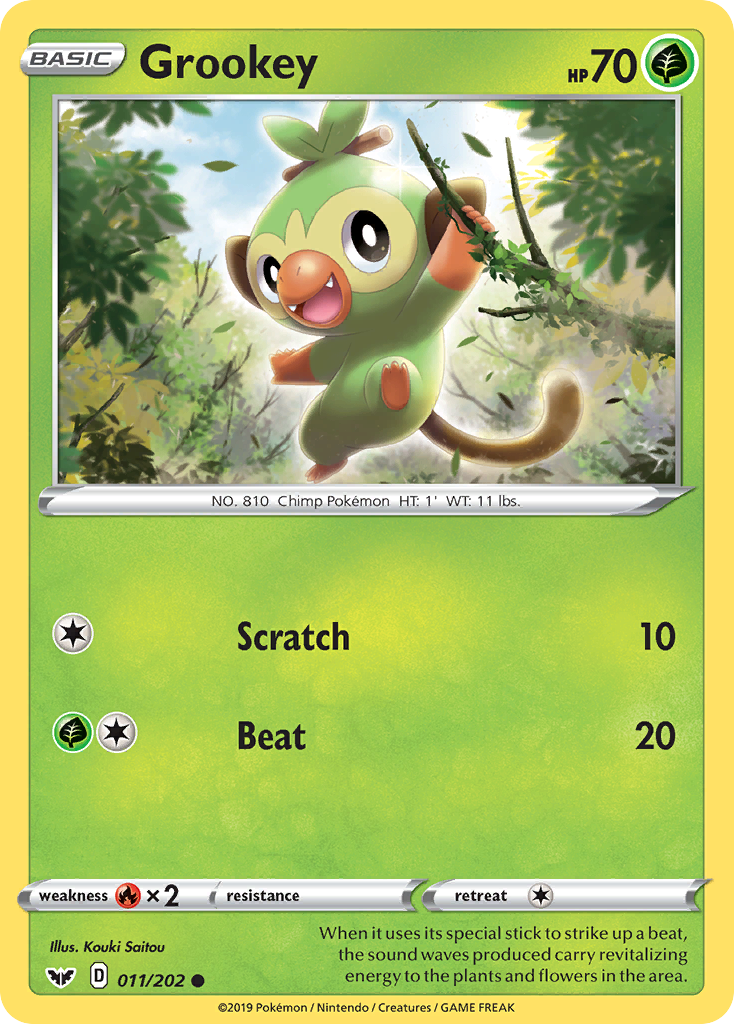 Grookey (011/202) [Sword & Shield: Base Set] | Card Citadel