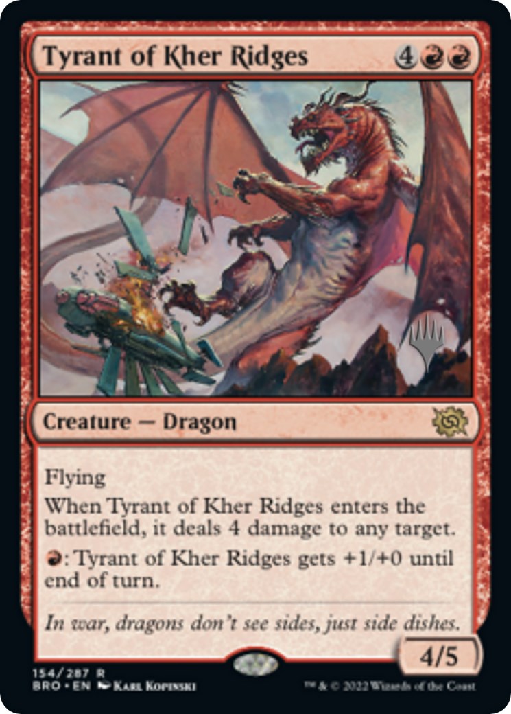 Tyrant of Kher Ridges (Promo Pack) [The Brothers' War Promos] | Card Citadel