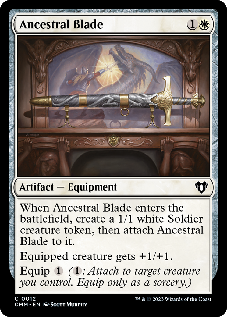 Ancestral Blade [Commander Masters] | Card Citadel