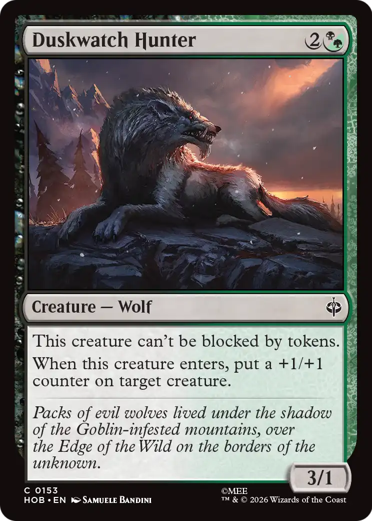 Duskwatch Hunter [The Hobbit] | Card Citadel