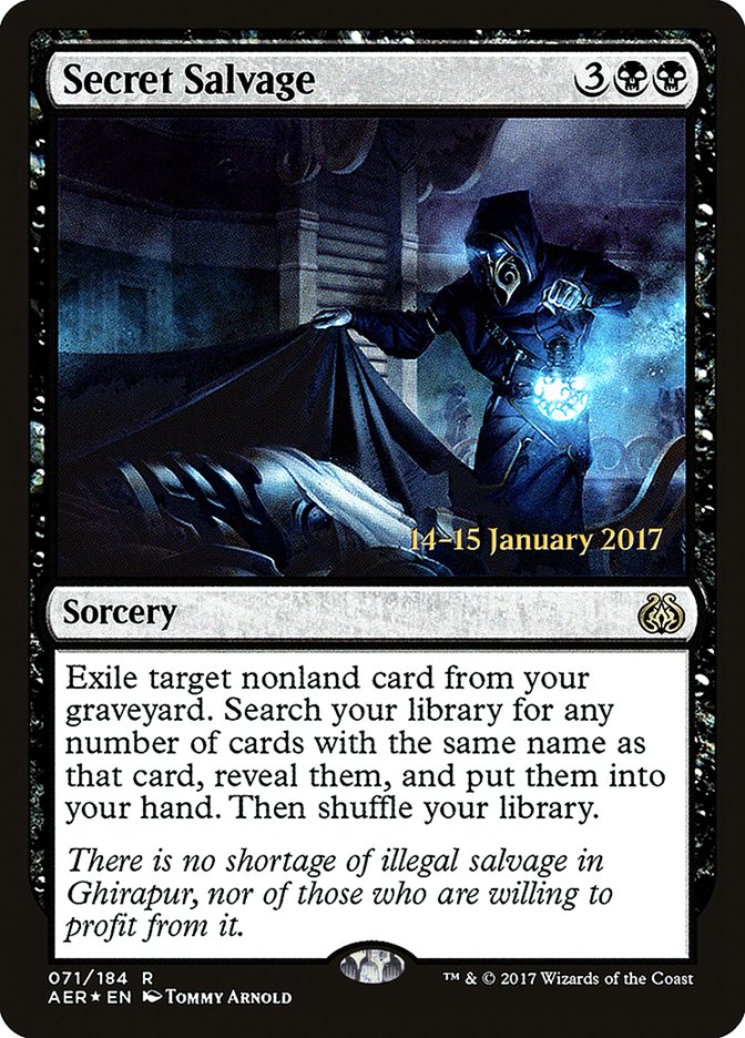 Secret Salvage [Aether Revolt Prerelease Promos] | Card Citadel