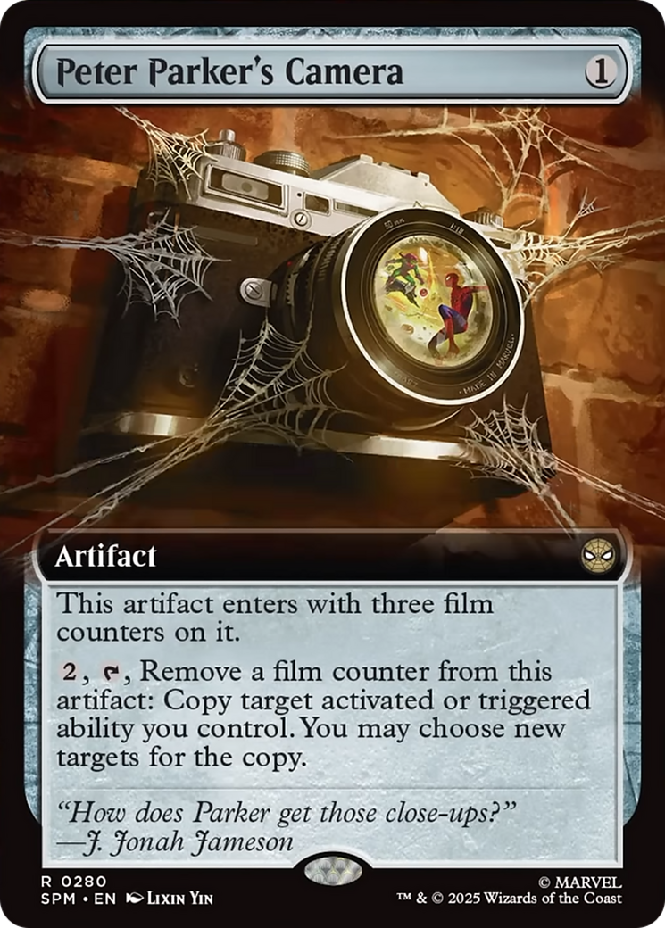 Peter Parker's Camera (Extended Art) [Marvel's Spider-Man] | Card Citadel