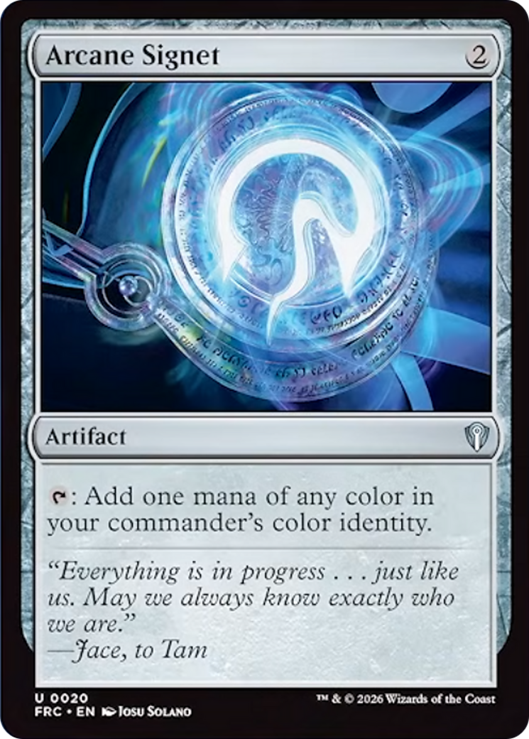 Arcane Signet [Reality Fracture Commander] | Card Citadel