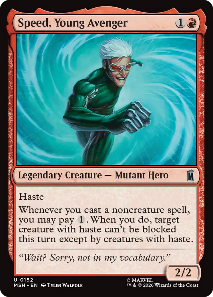 Speed, Young Avenger [Marvel Super Heroes] | Card Citadel