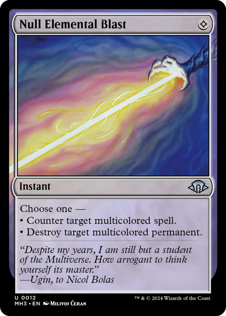 Null Elemental Blast [Modern Horizons 3] | Card Citadel