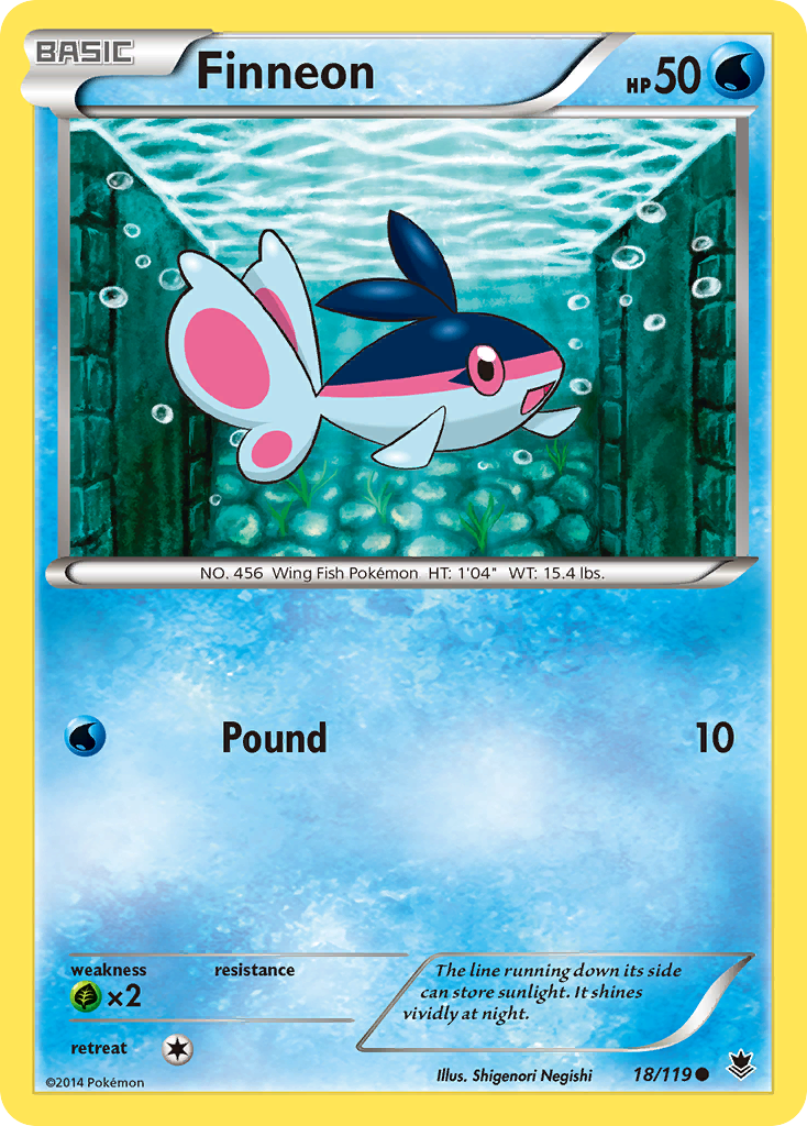 Finneon (18/119) [XY: Phantom Forces] | Card Citadel