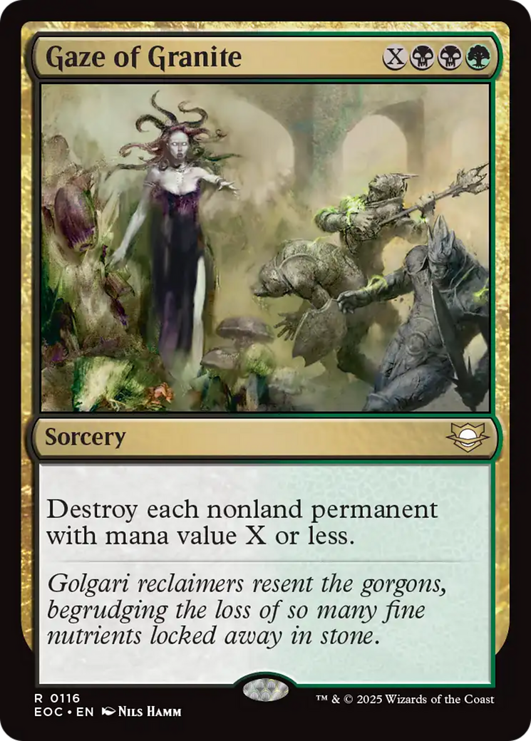 Gaze of Granite [Edge of Eternities Commander] | Card Citadel