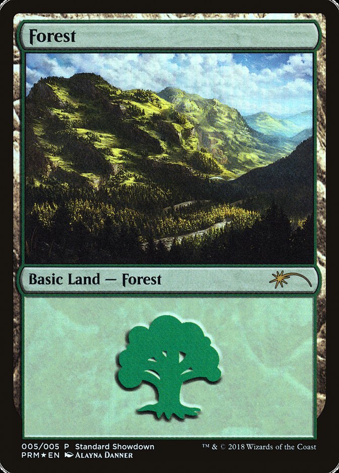 Forest (Alayna Danner) [Standard Showdown Promos] | Card Citadel