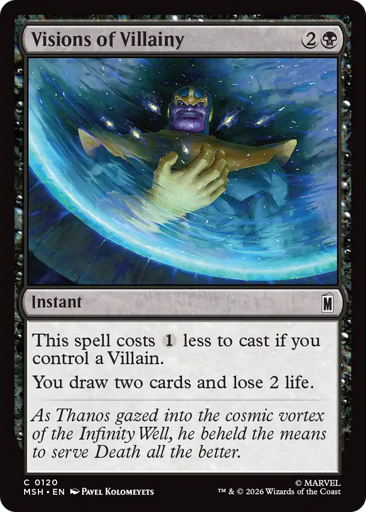 Visions of Villainy [Marvel Super Heroes] | Card Citadel