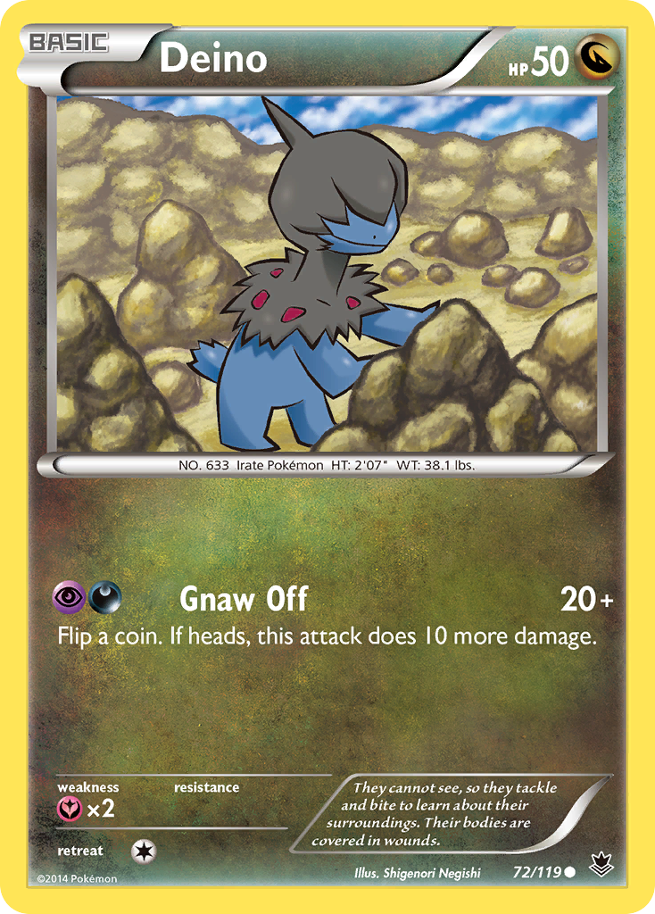 Deino (72/119) [XY: Phantom Forces] | Card Citadel