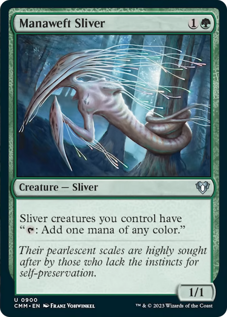 Manaweft Sliver [Commander Masters] | Card Citadel