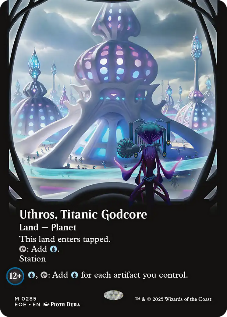 Uthros, Titanic Godcore (Borderless) [Edge of Eternities] | Card Citadel