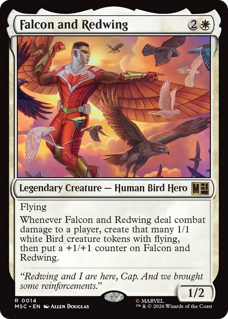 Falcon and Redwing [Marvel Super Heroes Commander] | Card Citadel