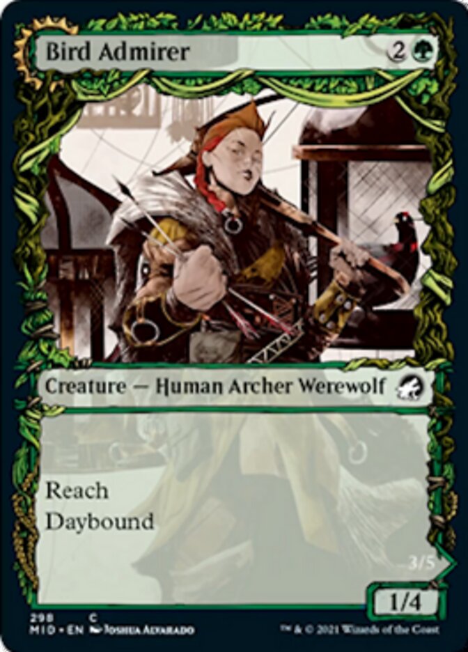 Bird Admirer // Wing Shredder (Showcase Equinox) [Innistrad: Midnight Hunt] | Card Citadel